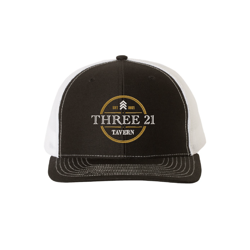 Three 21 Tavern | Richardson Snapback Trucker Cap