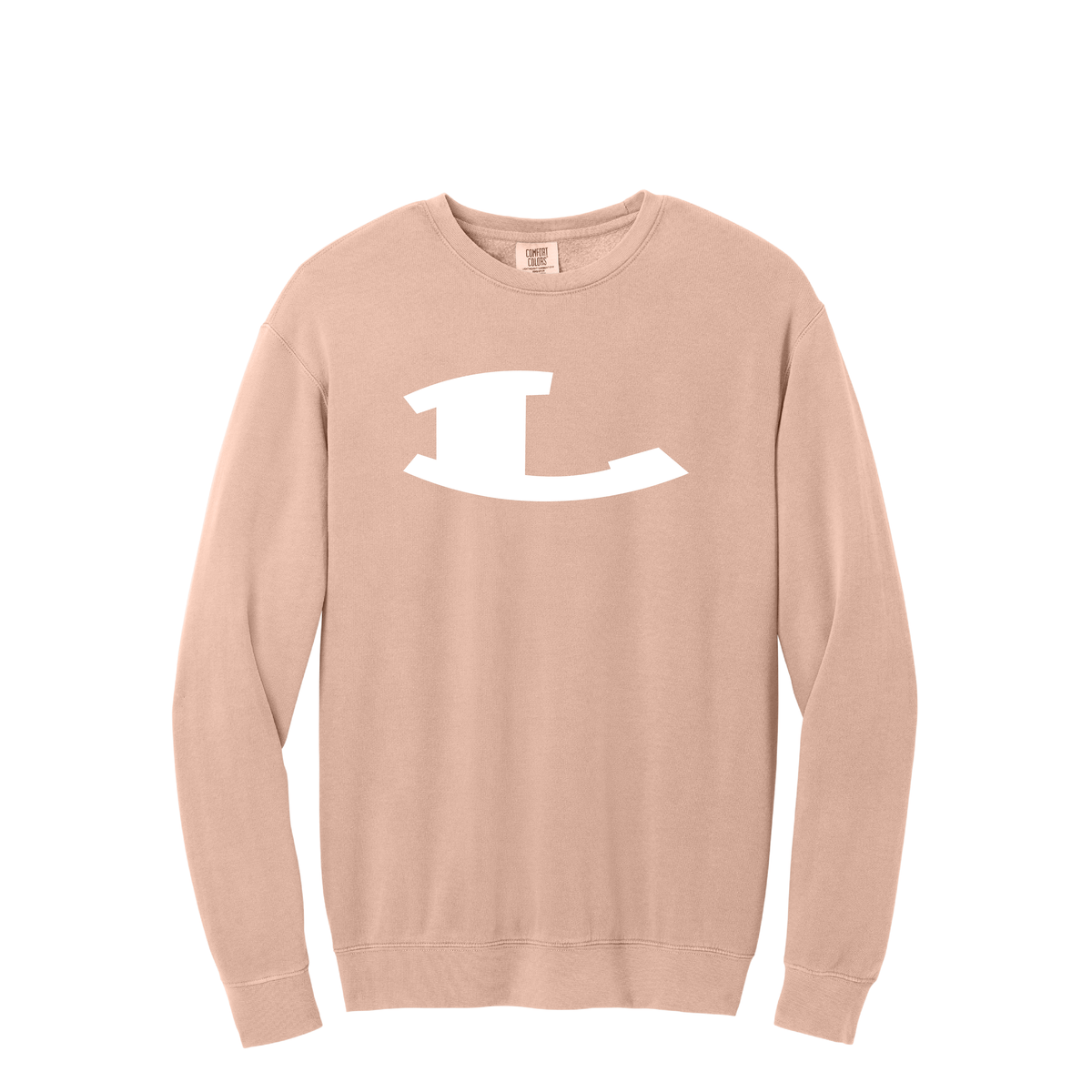 Dig Pink Volleyball | Comfort Colors Lightweight Crewneck Sweatshirt