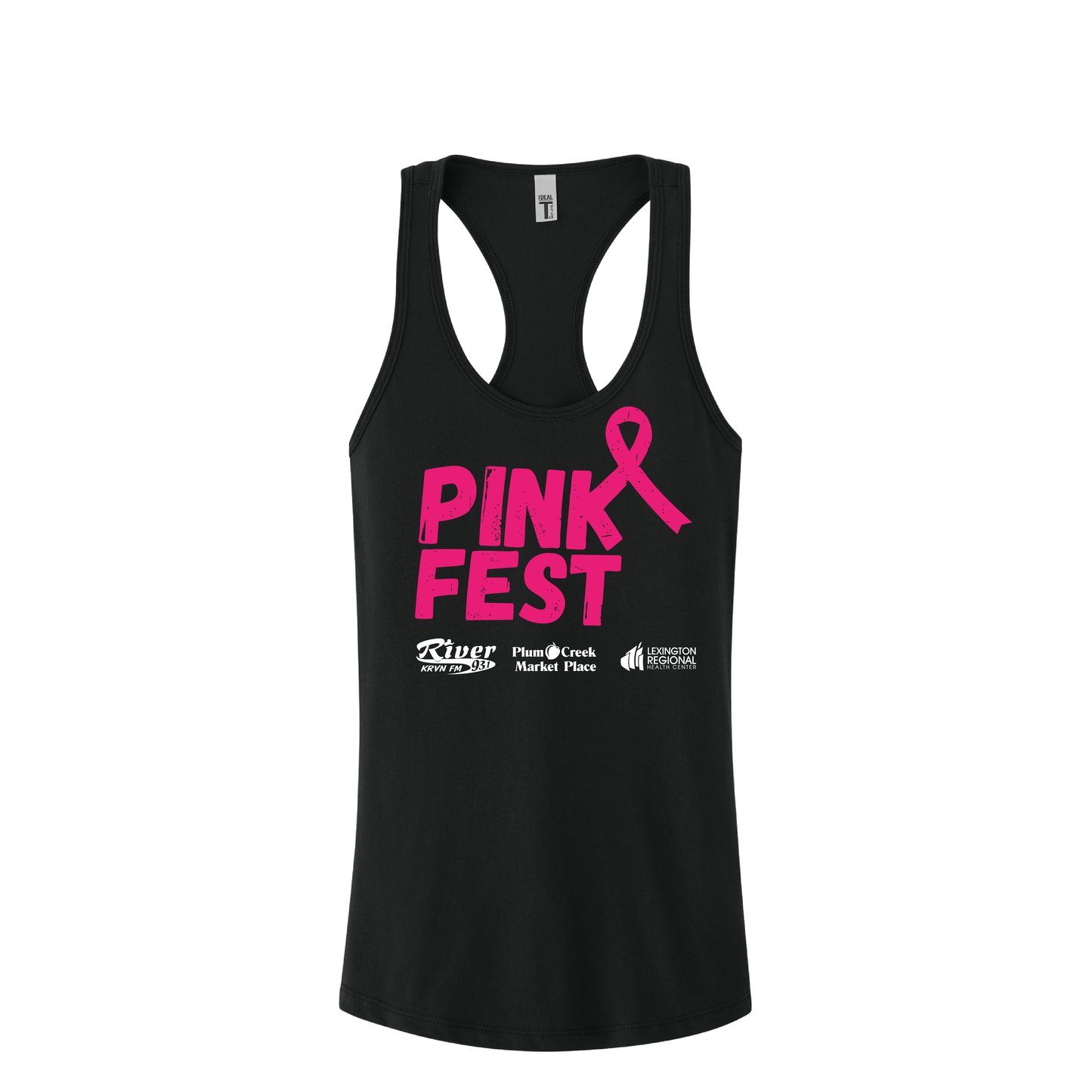 LRHC Pinkfest 2026 | Next Level Apparel Women’s Ideal Racerback Tank