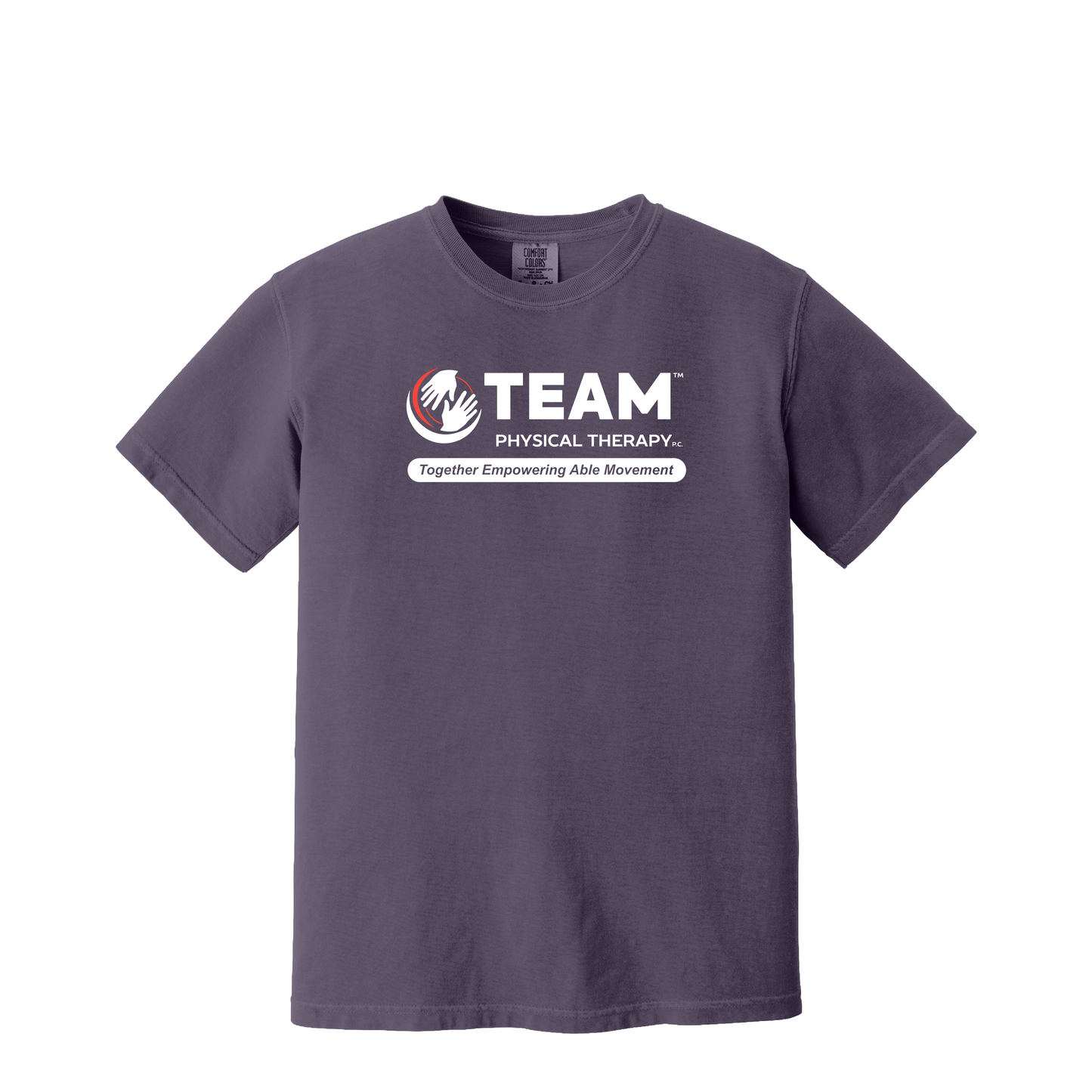 Equipo de Fisioterapia | Camiseta gruesa teñida en prenda con colores cómodos