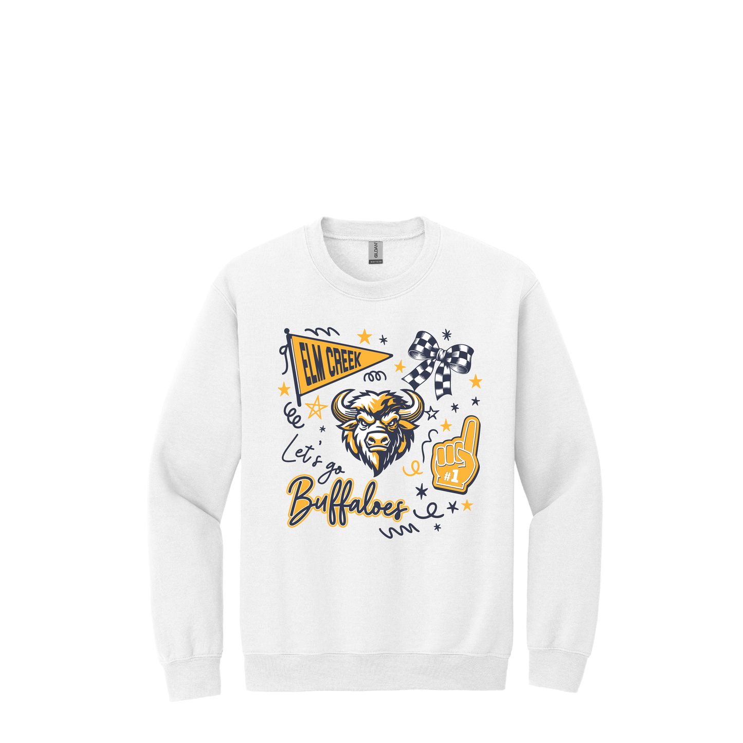 Elm Creek | Gildan YOUTH Heavy Blend Crewneck Sweatshirt