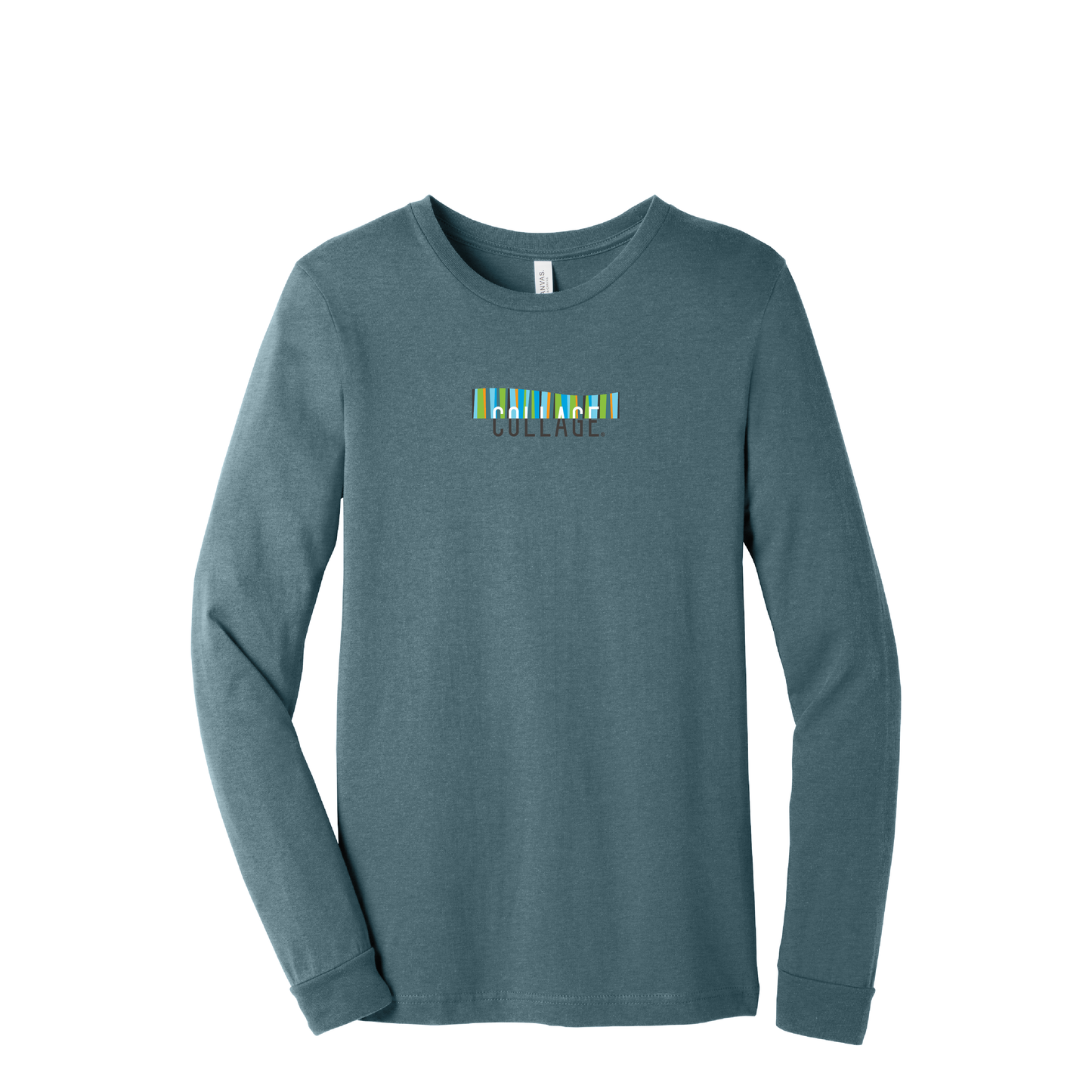 Collage | Bella+Canvas Unisex Heather CVC Long Sleeve Tee