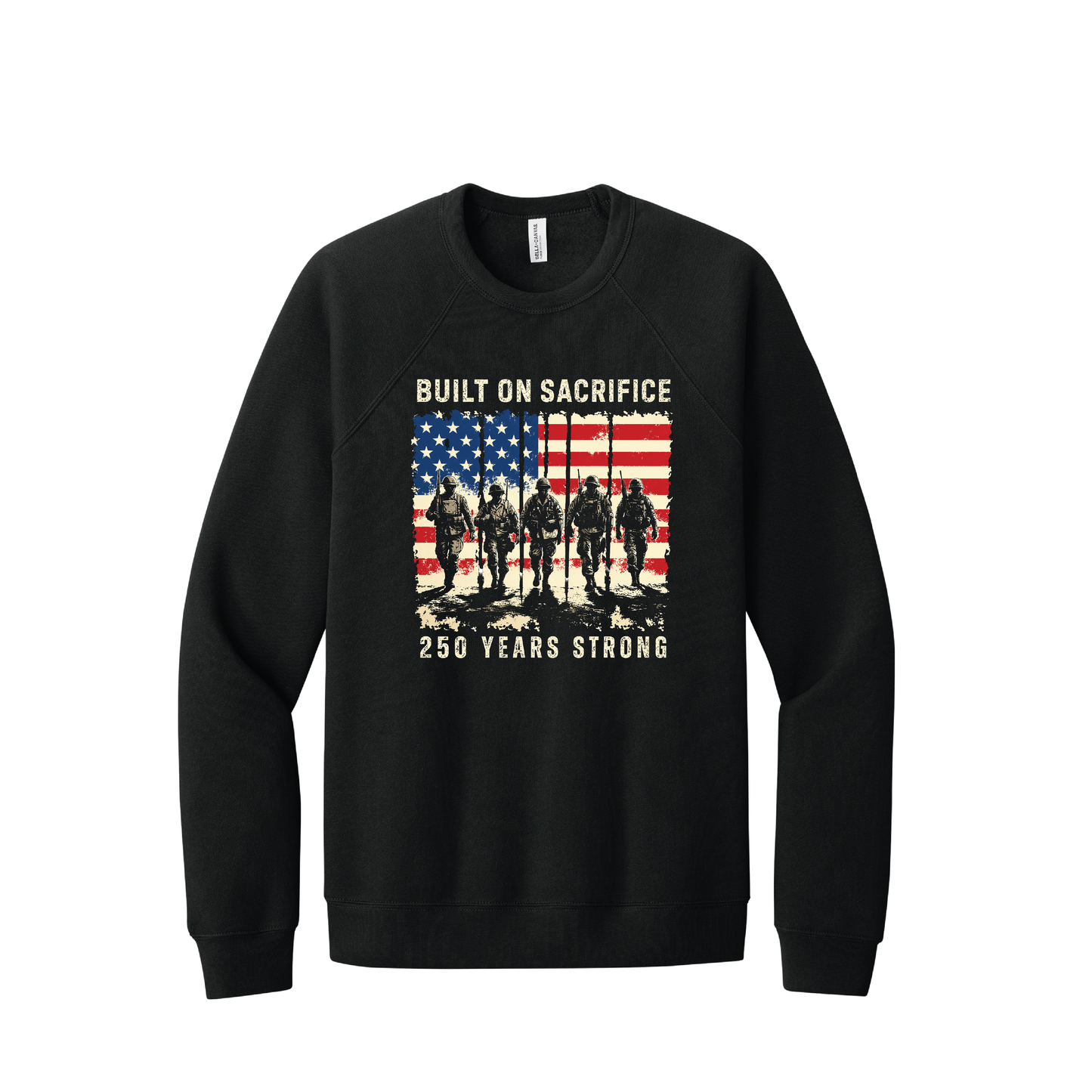 250 | Bella+Canvas Unisex Sponge Fleece Raglan Sweatshirt