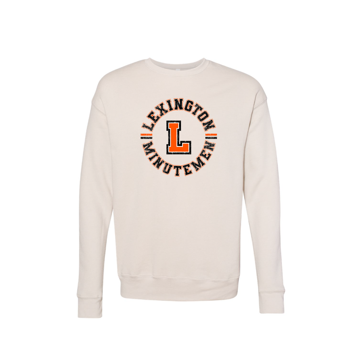 Sudadera de cuello redondo con hombros caídos y forro polar de esponja Bella + Canvas