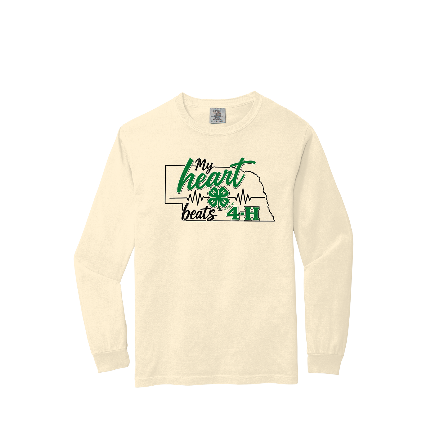 4-H | Comfort Colors Adult Garment-Dyed Heavyweight Long Sleeve T-Shirt