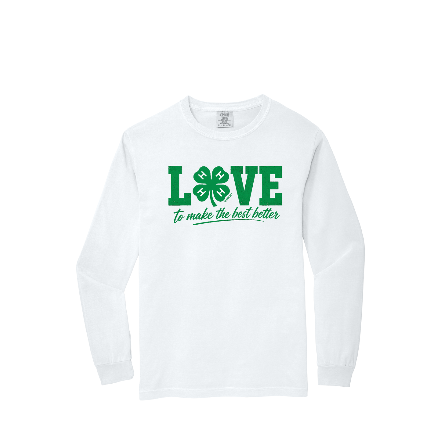 4-H | Comfort Colors Adult Garment-Dyed Heavyweight Long Sleeve T-Shirt