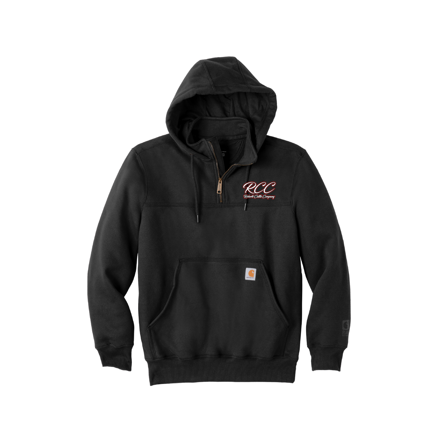 Roberts | Carhartt Rain Defender Paxton Heavyweight Hooded Zip Mock Sweatshirt