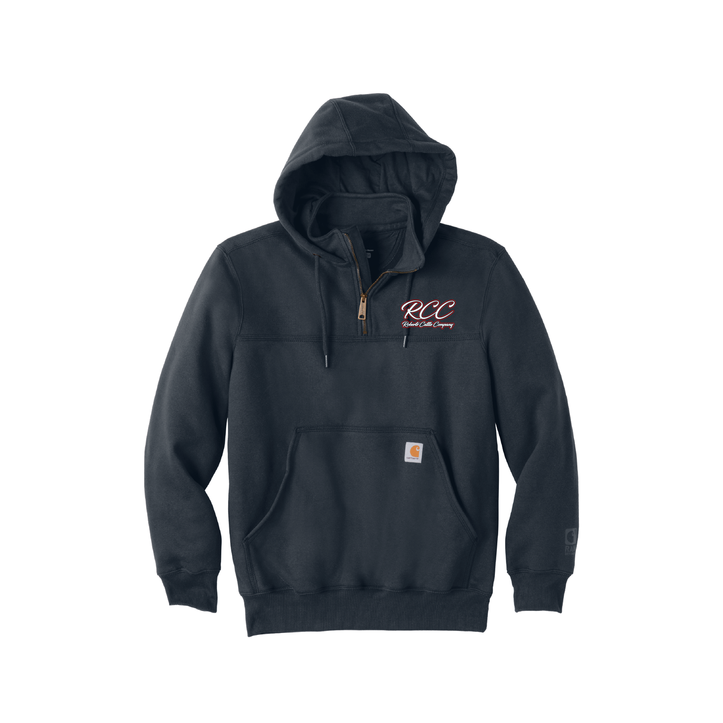 Roberts | Carhartt Rain Defender Paxton Heavyweight Hooded Zip Mock Sweatshirt