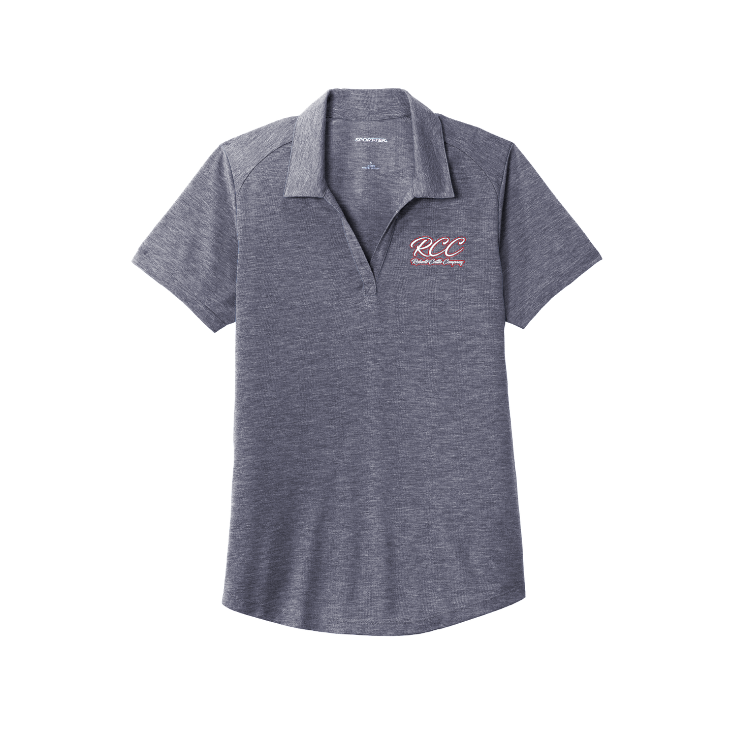 Polo transpirable PosiCharge Tri-Blend de Sport-Tek para mujer