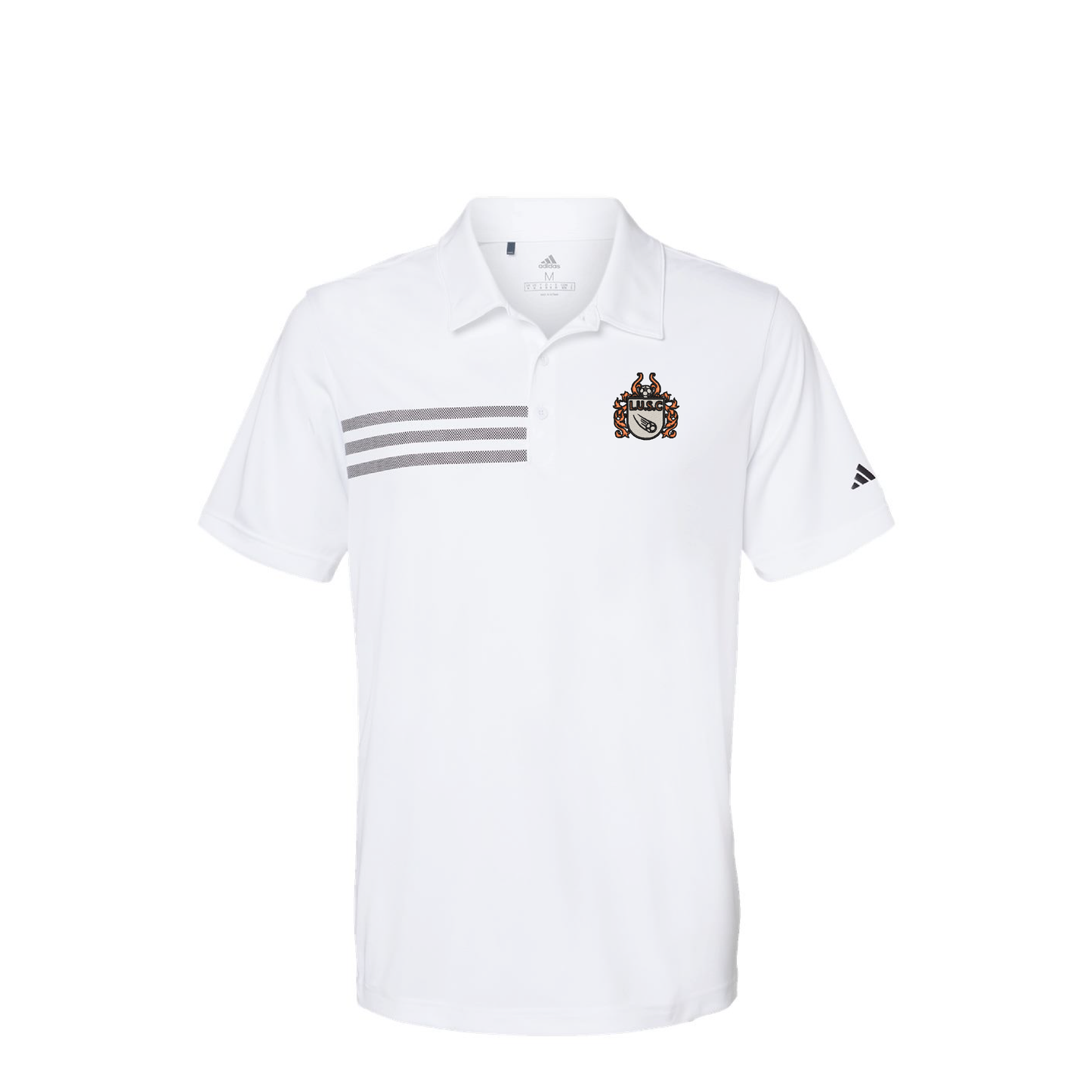 L.U.S.C. | Adidas Men's 3-Stripes Chest Polo