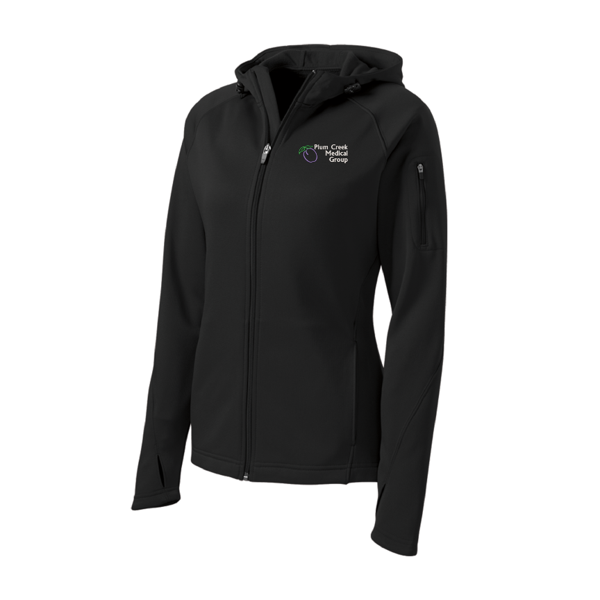 PCMG | Sport-Tek Ladies Tech Fleece Full-Zip Hooded Jacket