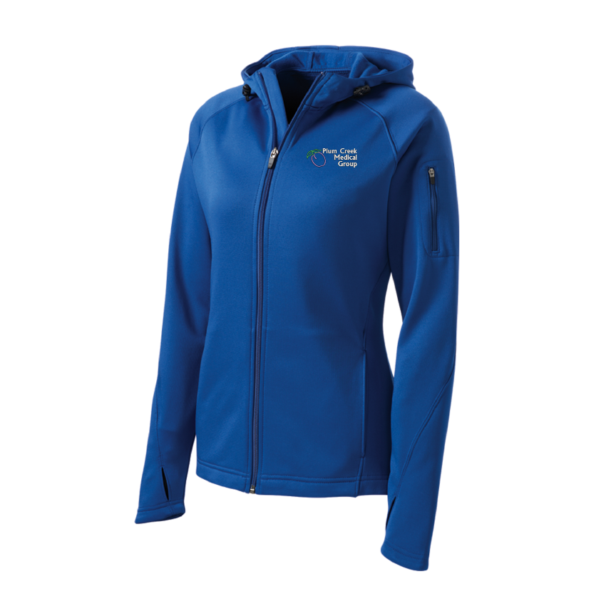 PCMG | Sport-Tek Ladies Tech Fleece Full-Zip Hooded Jacket
