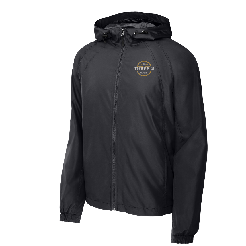 Three 21 Tavern | Sport-Tek Hooded Raglan Jacket