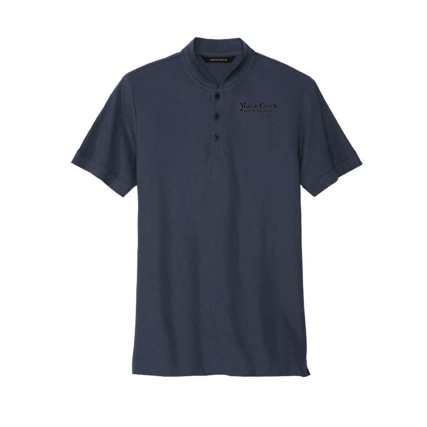 Camiseta Henley de piqué elástico de Mac's Creek | Mercer+Mettle