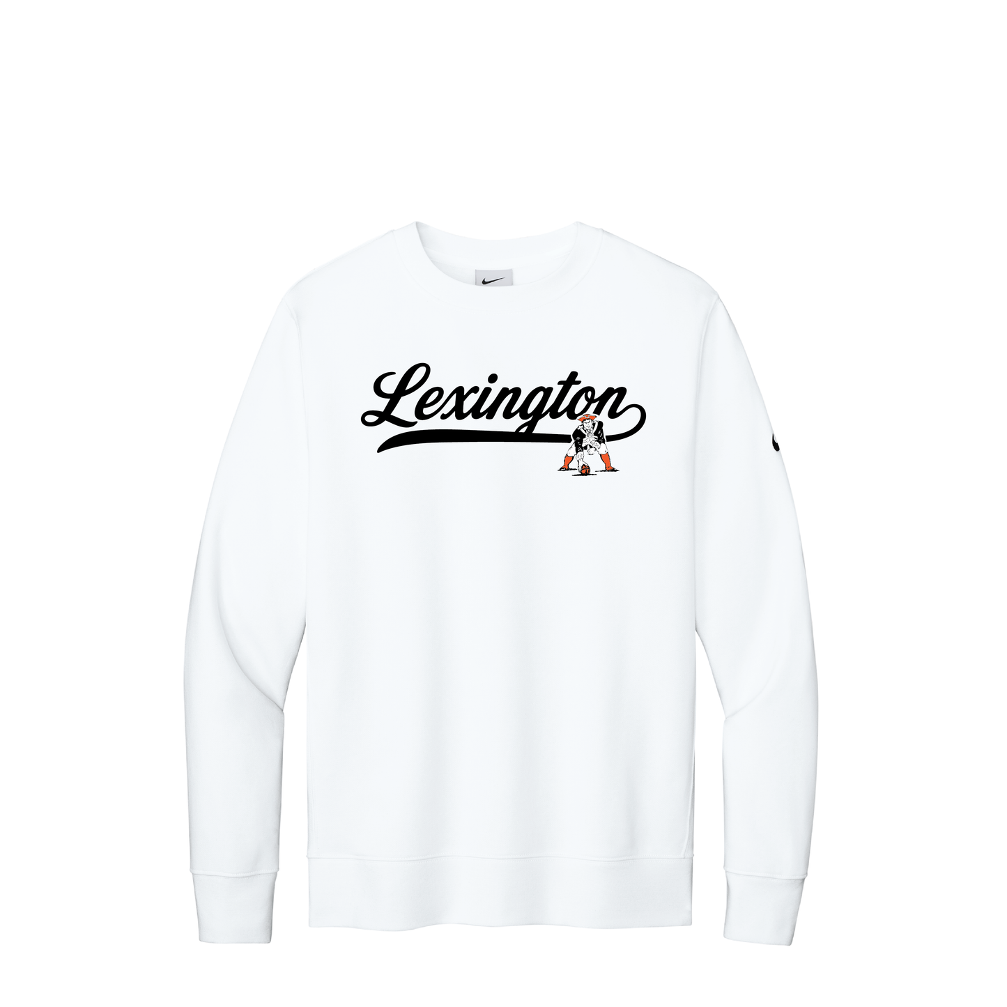 Lex Football | Nike Club Fleece Sleeve Swoosh Crew