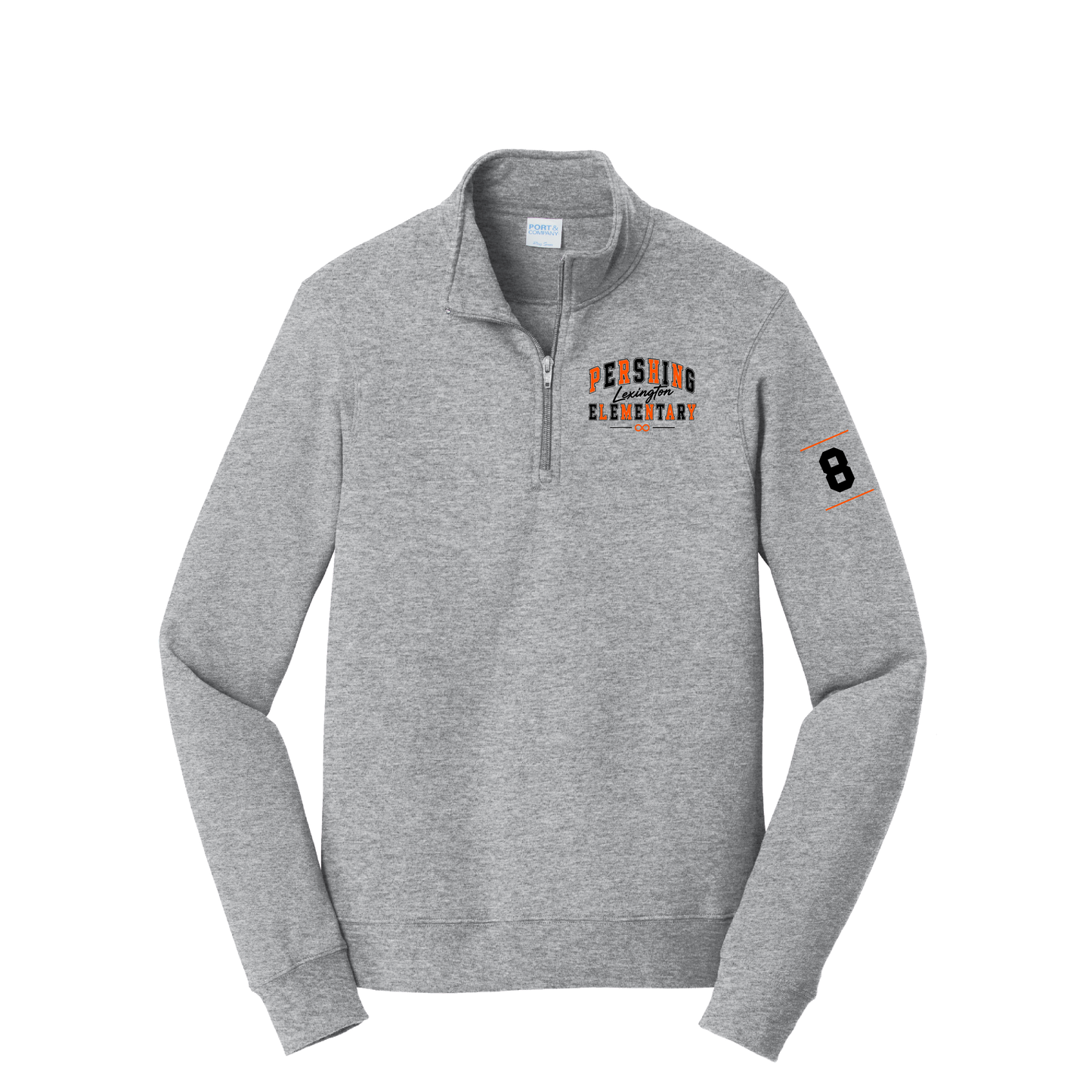 Pershing Staff | Port & Co Fan Favorite Fleece 1/4-Zip Pullover Sweatshirt