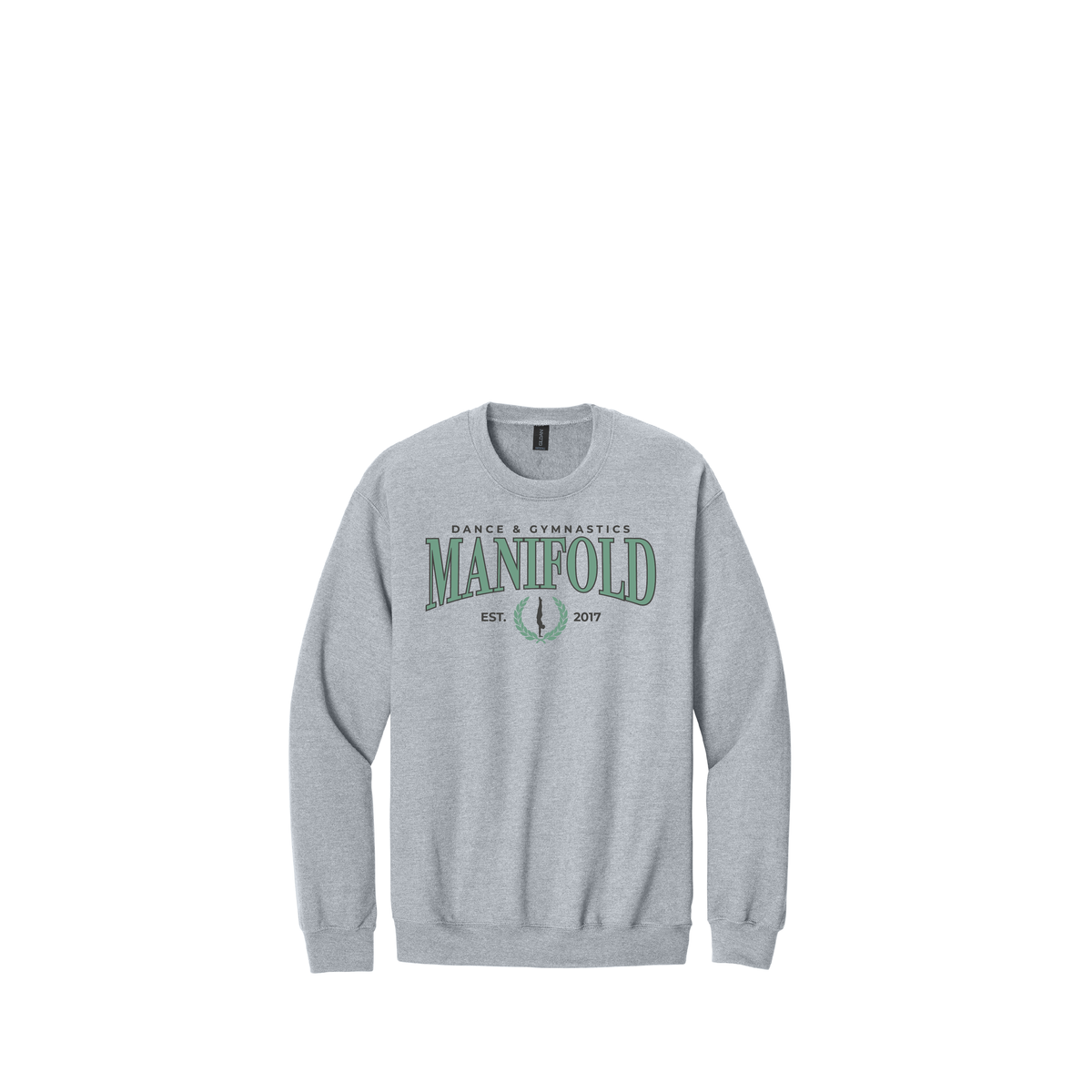 Manifold | Gildan Youth Unisex Softstyle Midweight Crewneck Sweatshirt - Gymnastics
