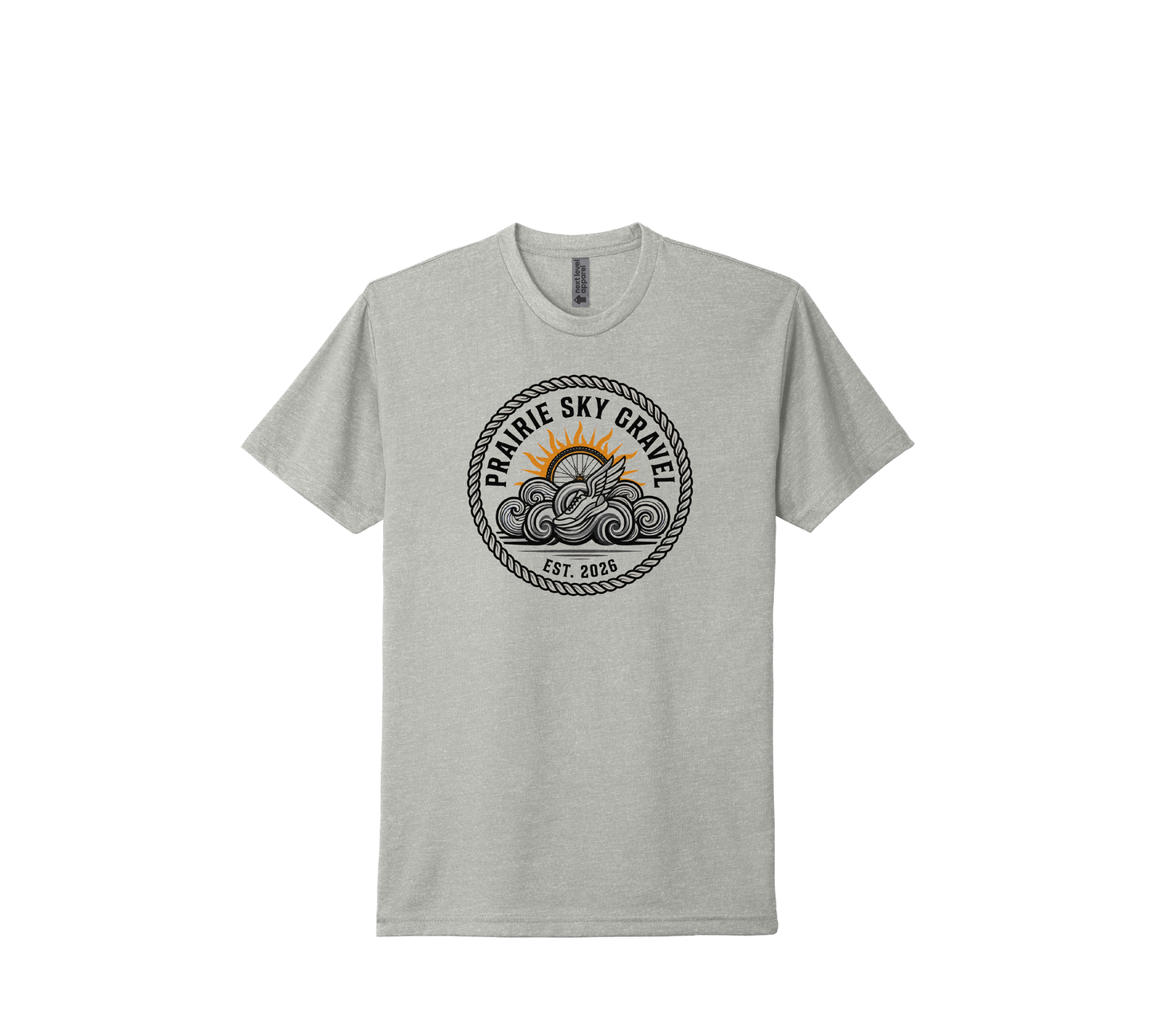 Prairie Sky Gravel | Next Level Unisex T-Shirt
