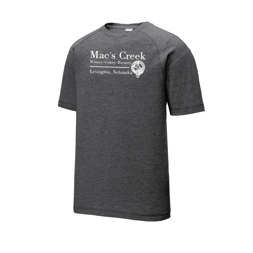 Mac's Creek | Camiseta raglán absorbente Sport-Tek Tri-Blend