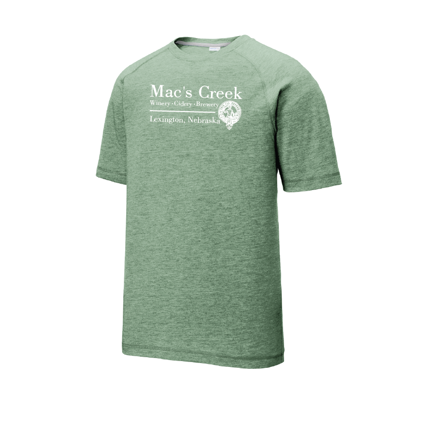 Mac's Creek | Camiseta raglán absorbente Sport-Tek Tri-Blend