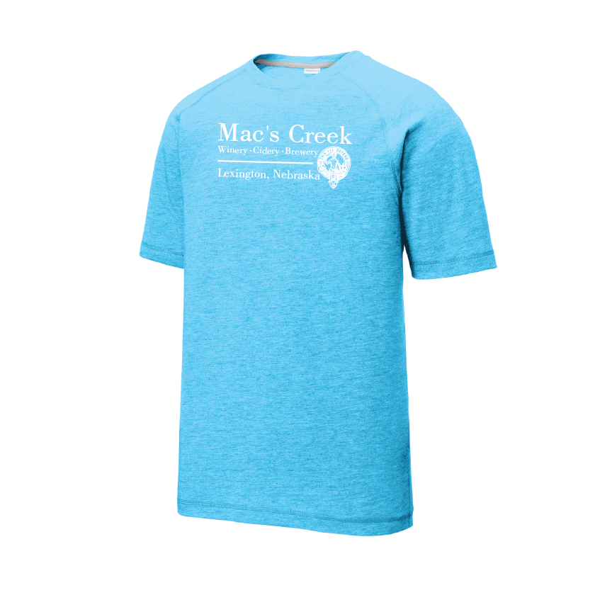 Mac's Creek | Camiseta raglán absorbente Sport-Tek Tri-Blend