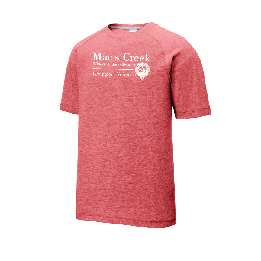 Mac's Creek | Camiseta raglán absorbente Sport-Tek Tri-Blend