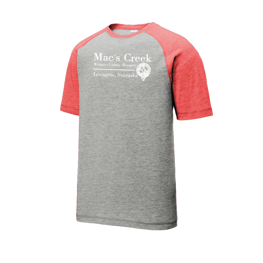 Mac's Creek | Camiseta raglán absorbente Sport-Tek Tri-Blend