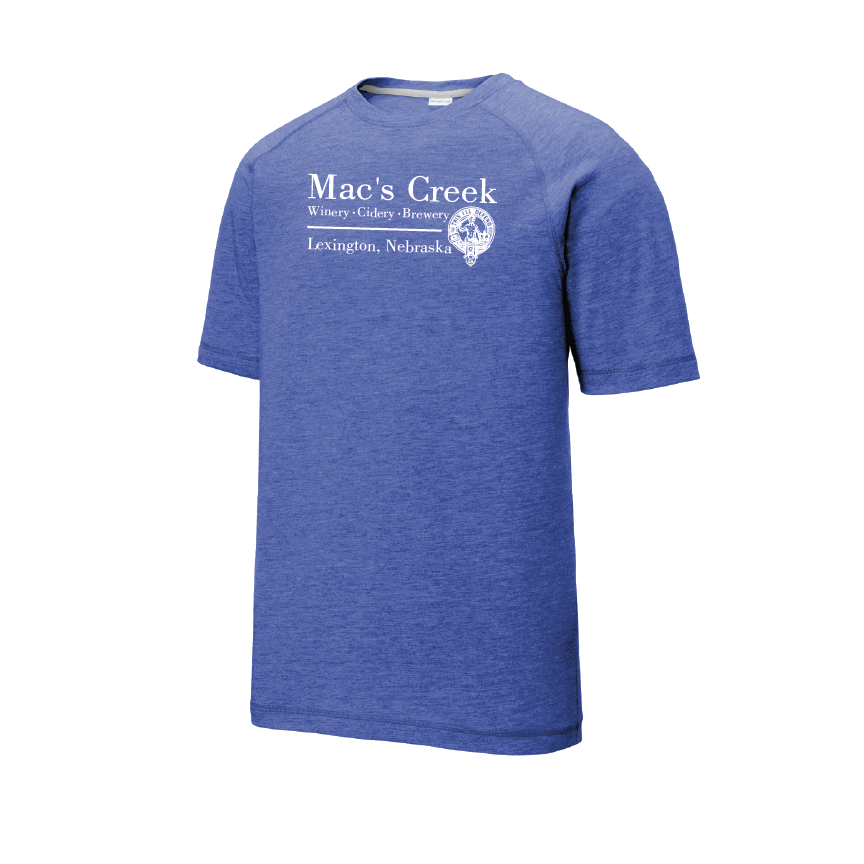 Mac's Creek | Camiseta raglán absorbente Sport-Tek Tri-Blend