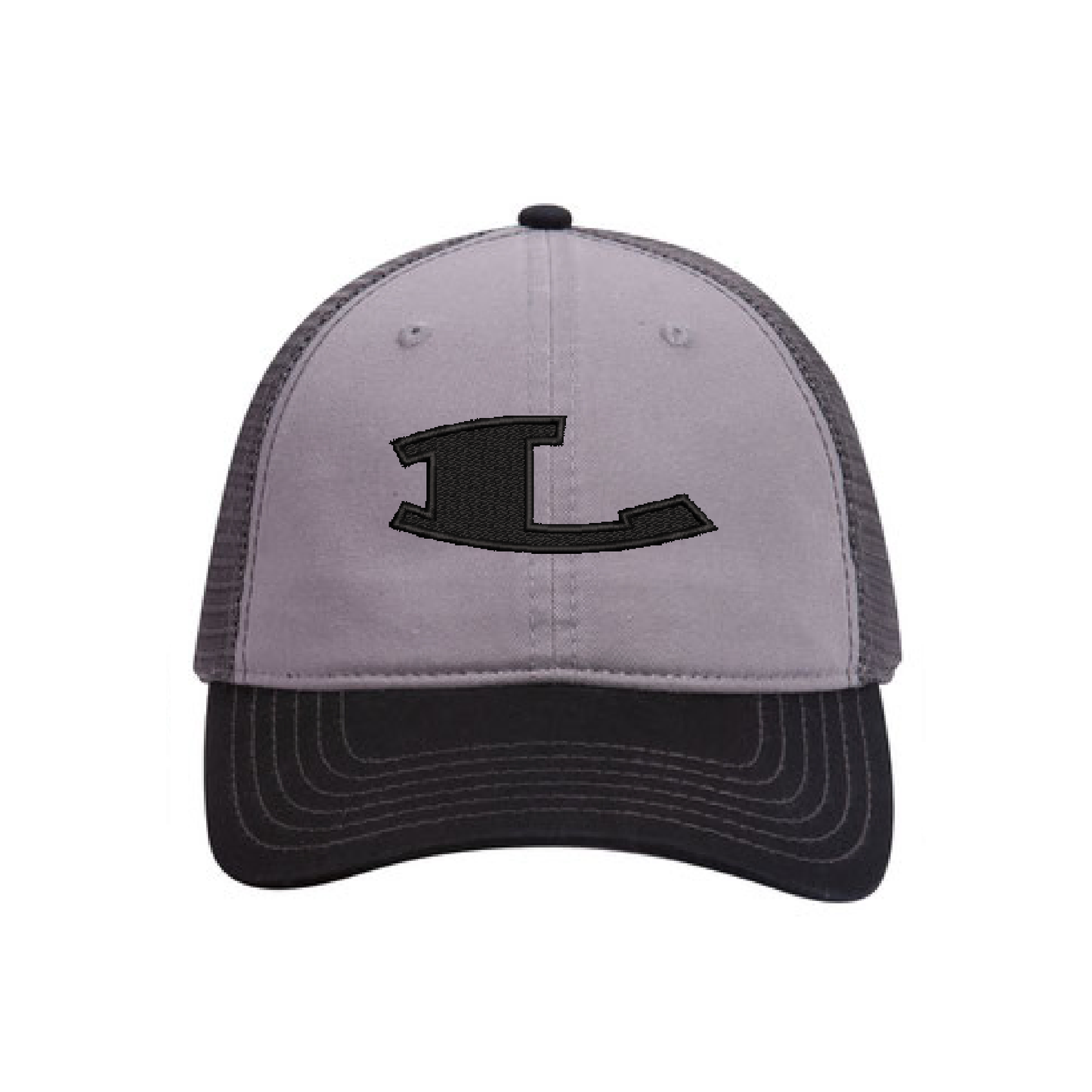 Otto Cap 6 Panel Low Profile Mesh Back Trucker Dad Hat