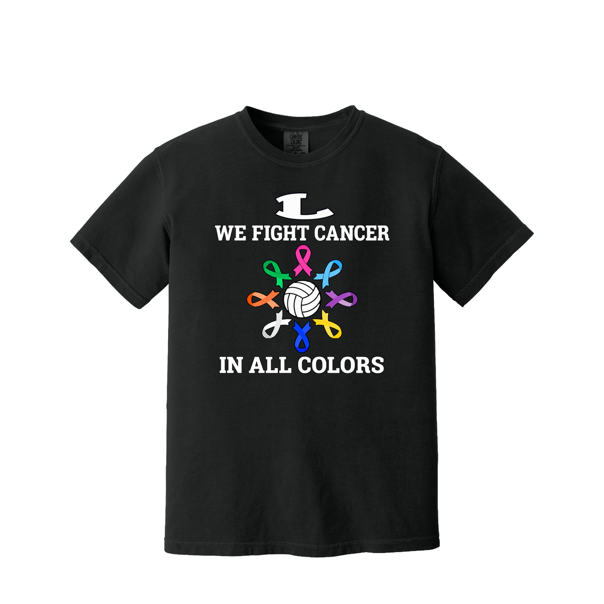Dig Pink Volleyball | Comfort Colors Garment-Dyed Heavyweight T-Shirt