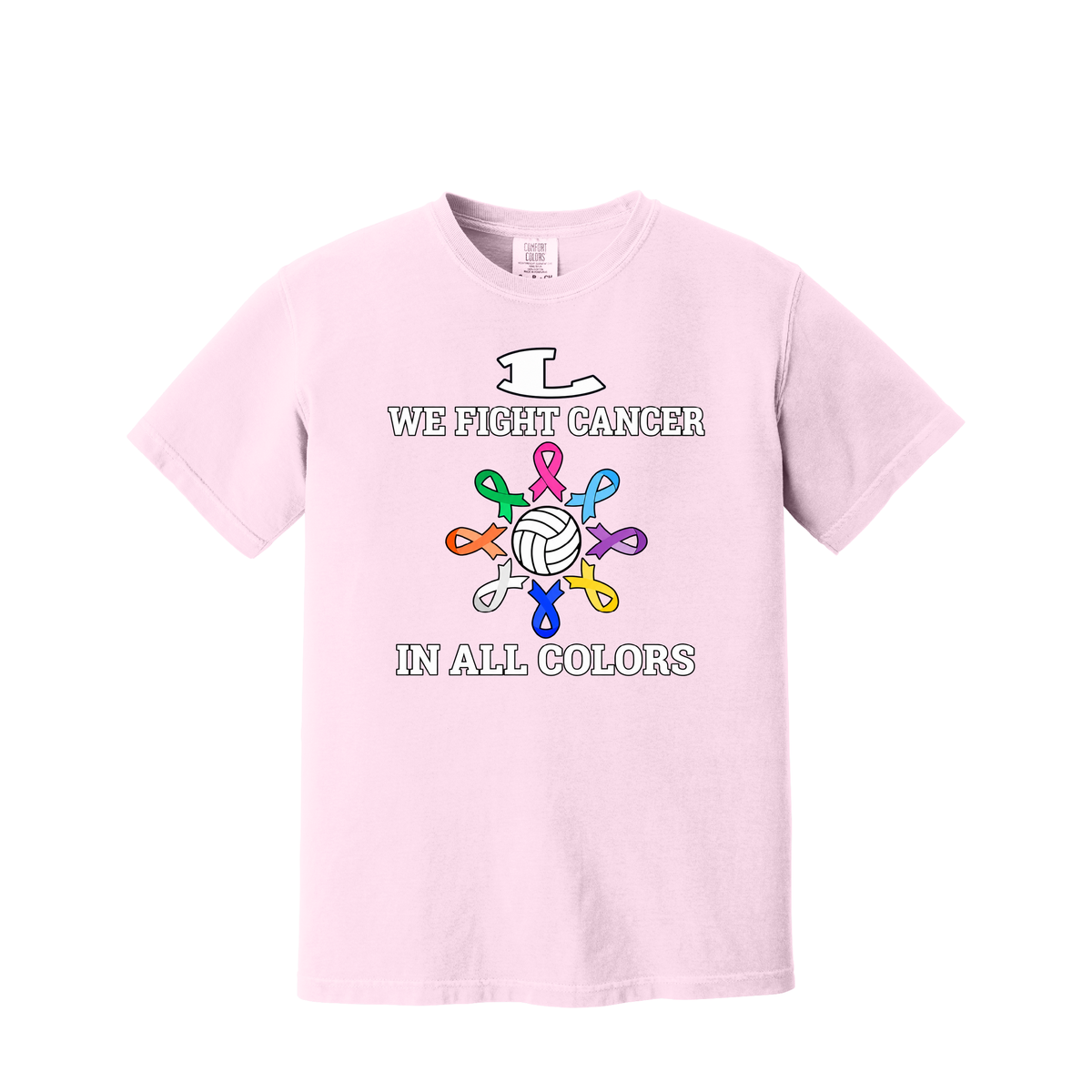 Dig Pink Volleyball | Comfort Colors Garment-Dyed Heavyweight T-Shirt