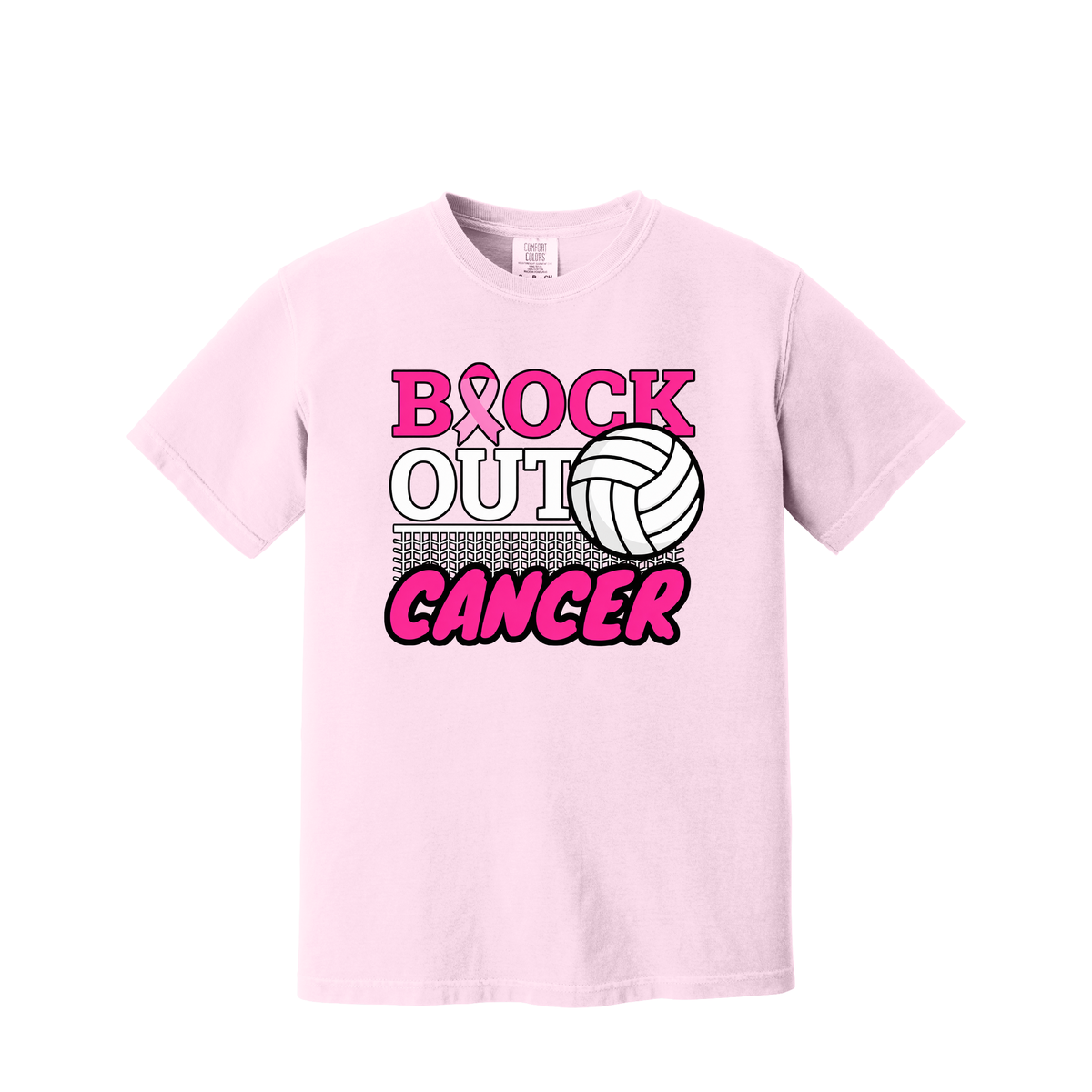 Dig Pink Volleyball | Comfort Colors Garment-Dyed Heavyweight T-Shirt