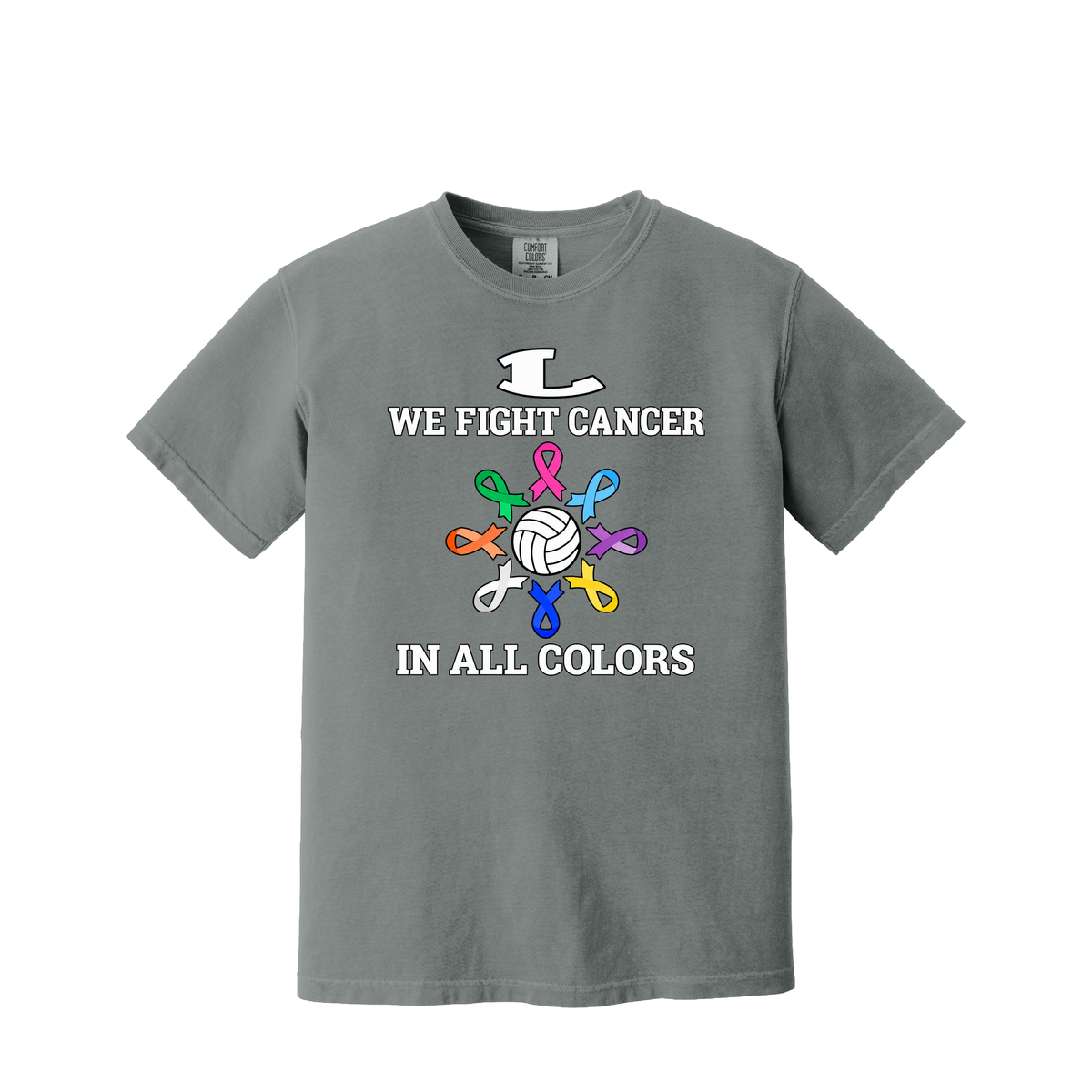 Dig Pink Volleyball | Comfort Colors Garment-Dyed Heavyweight T-Shirt