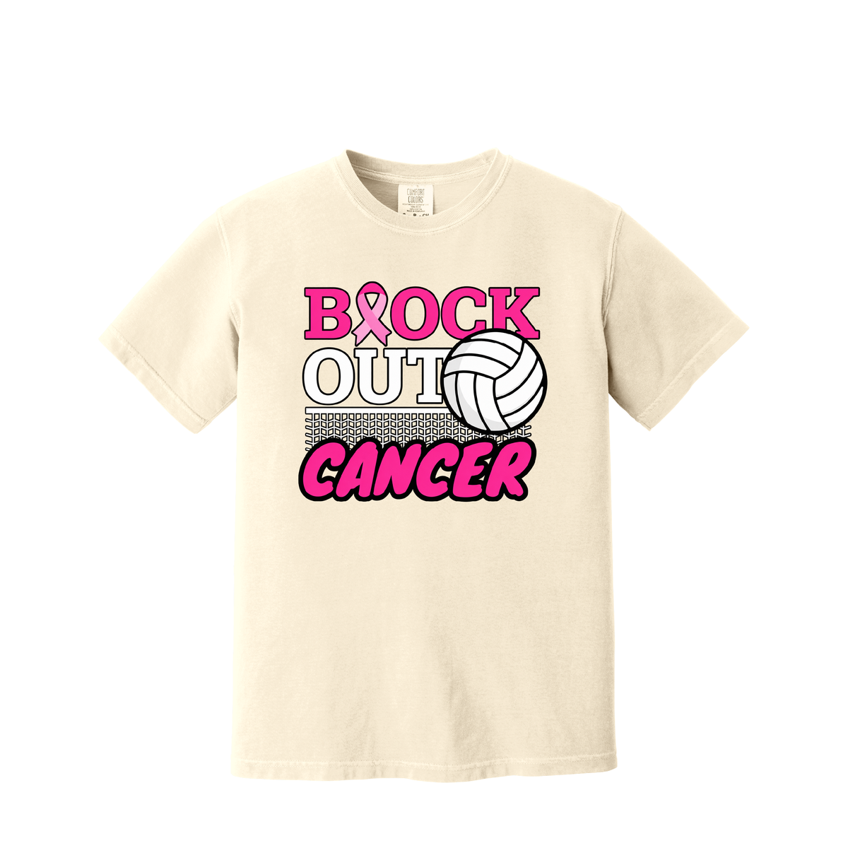 Dig Pink Volleyball | Comfort Colors Garment-Dyed Heavyweight T-Shirt