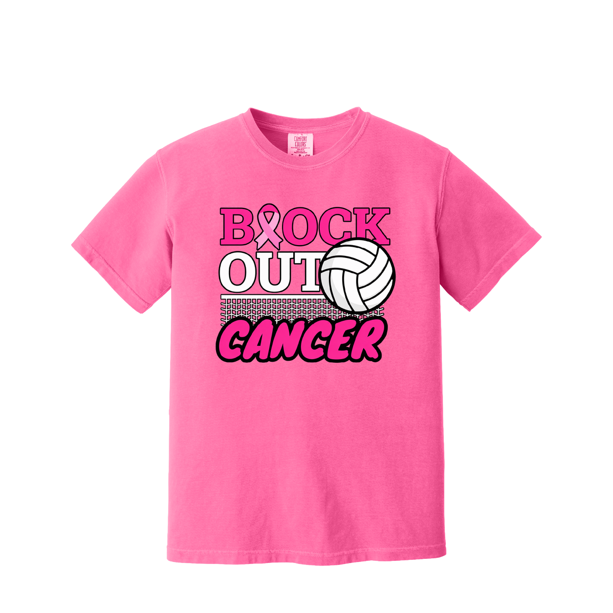Dig Pink Volleyball | Comfort Colors Garment-Dyed Heavyweight T-Shirt
