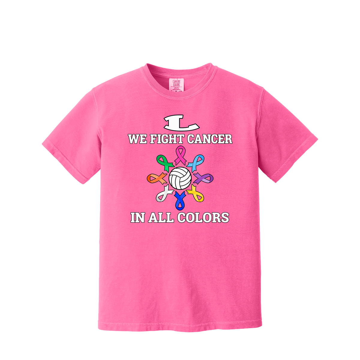 Dig Pink Volleyball | Comfort Colors Garment-Dyed Heavyweight T-Shirt