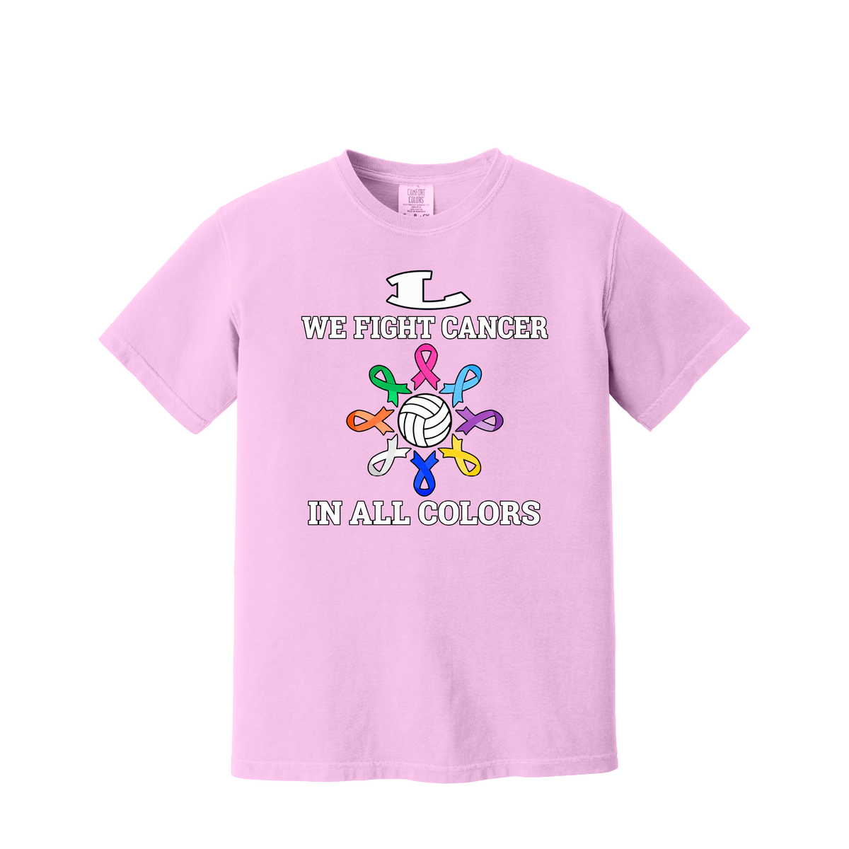 Dig Pink Volleyball | Comfort Colors Garment-Dyed Heavyweight T-Shirt