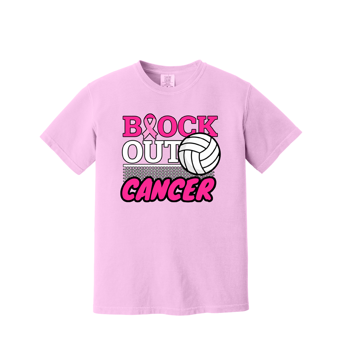 Dig Pink Volleyball | Comfort Colors Garment-Dyed Heavyweight T-Shirt