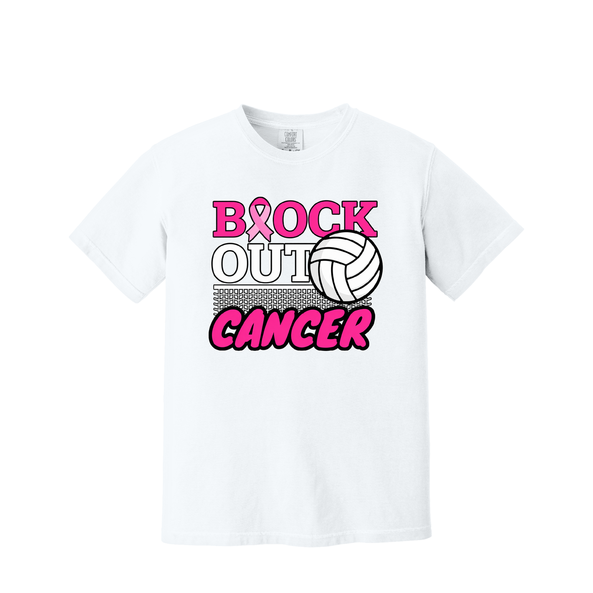 Dig Pink Volleyball | Comfort Colors Garment-Dyed Heavyweight T-Shirt