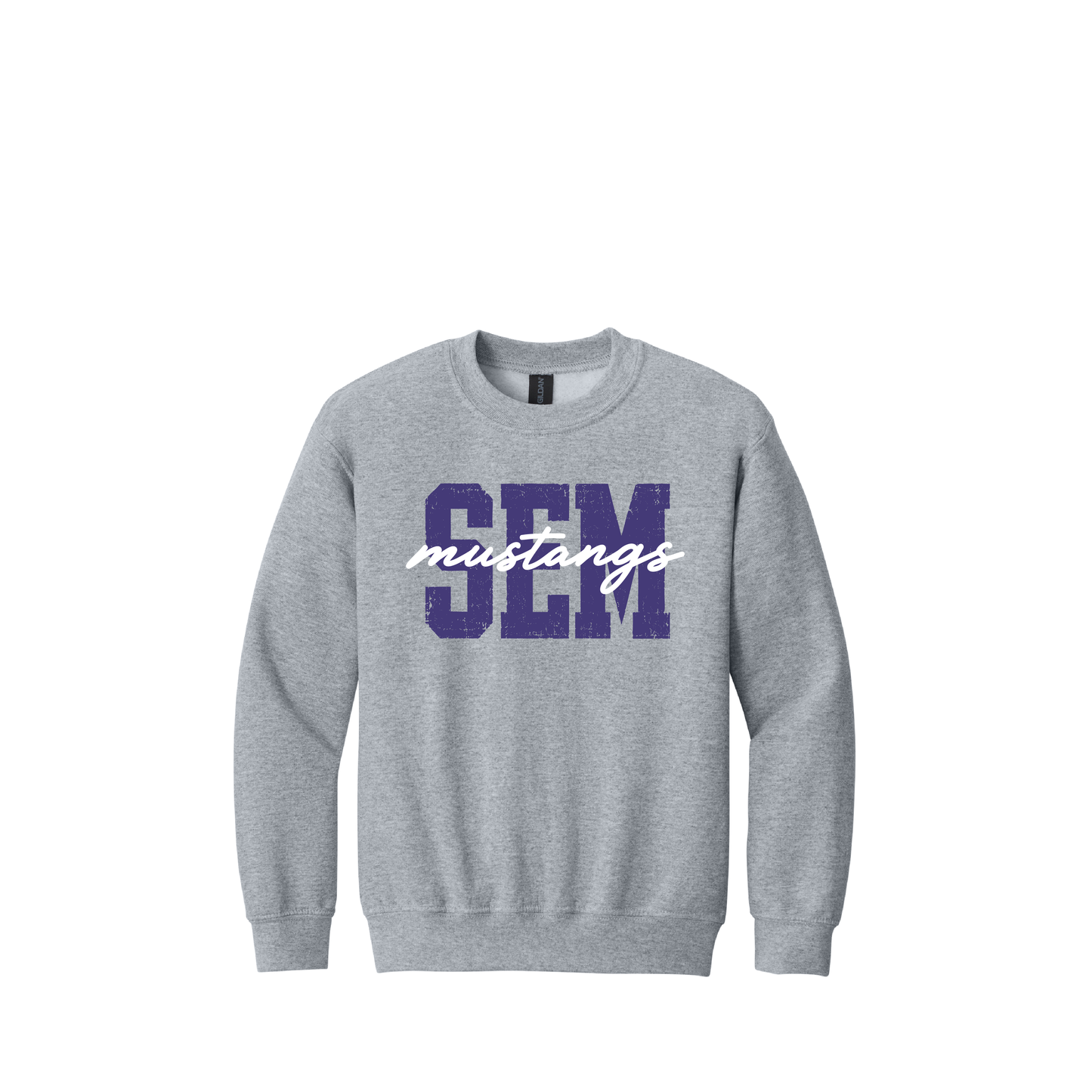 SEM | Gildan Youth Heavy Blend Crewneck Sweatshirt