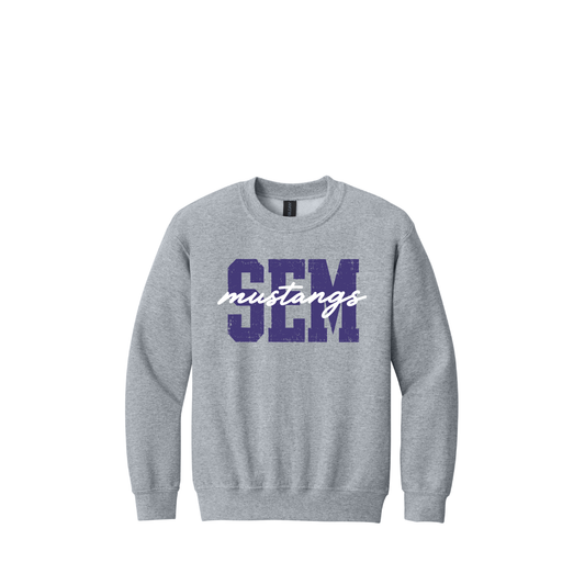 SEM | Gildan Youth Heavy Blend Crewneck Sweatshirt