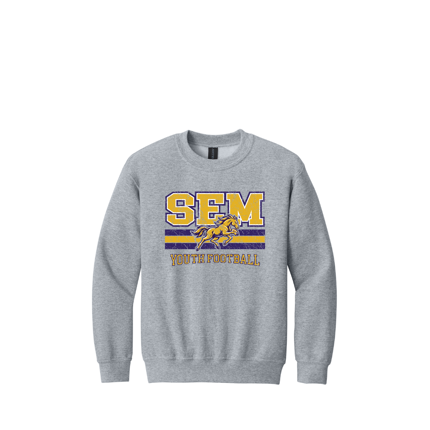 SEM | Gildan Youth Heavy Blend Crewneck Sweatshirt