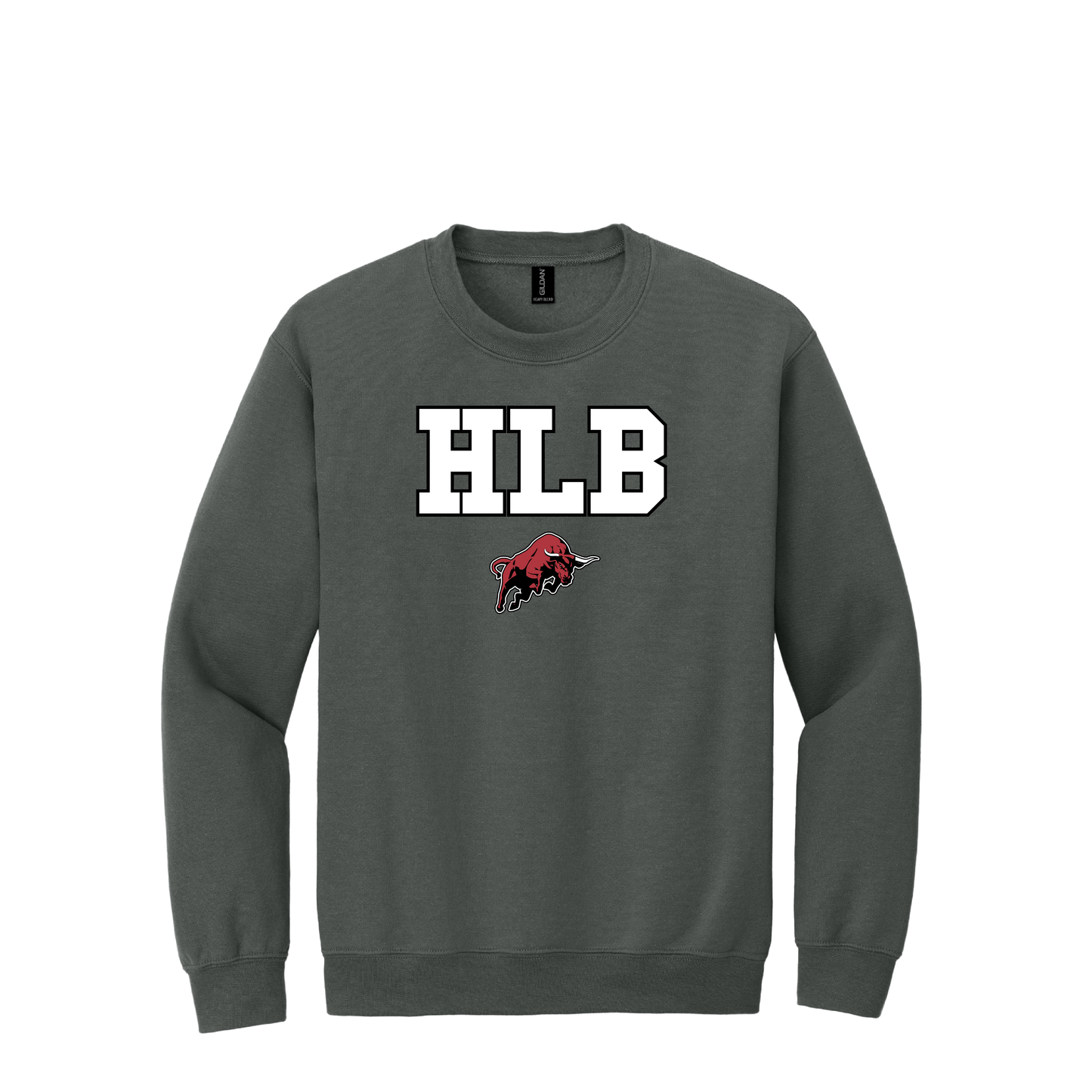 Hi-Line Bulls | Gildan Heavy Blend Crewneck Sweatshirt