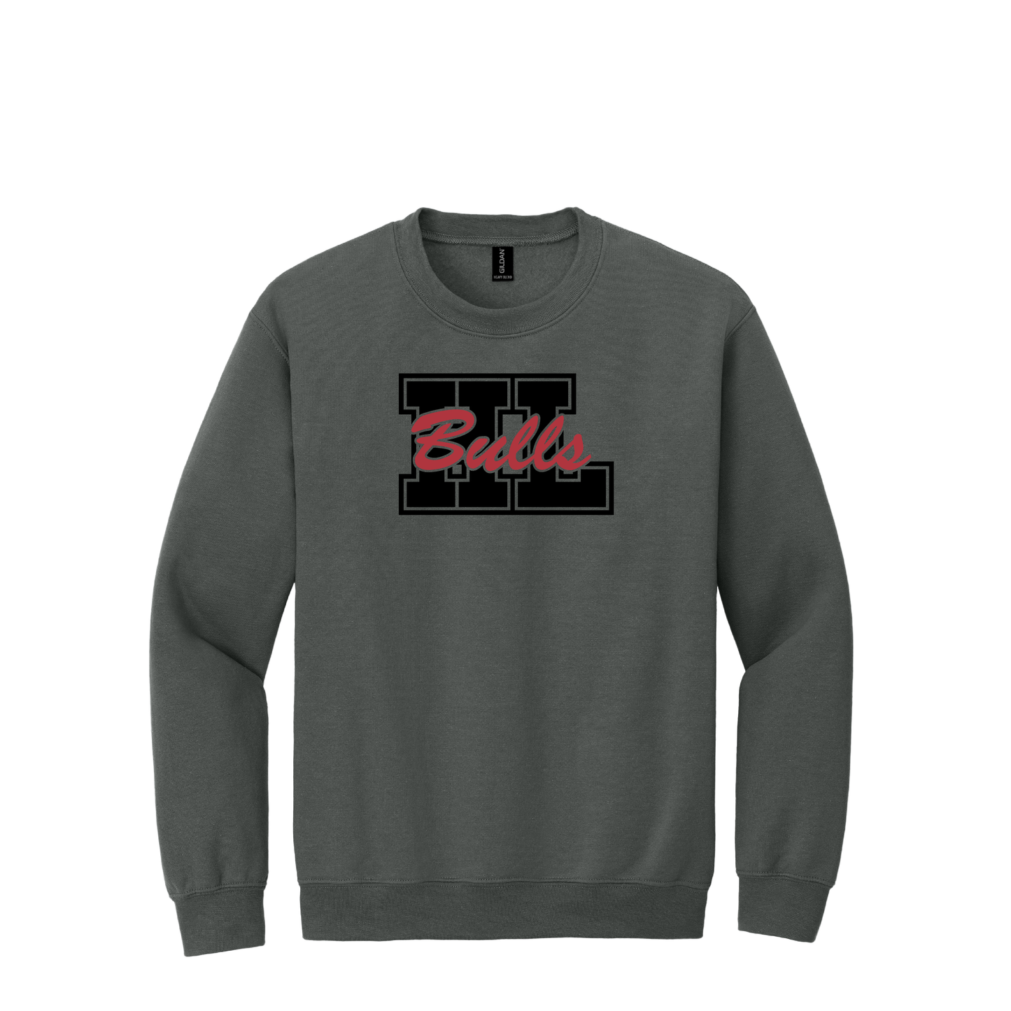 Hi-Line Bulls | Gildan Heavy Blend Crewneck Sweatshirt