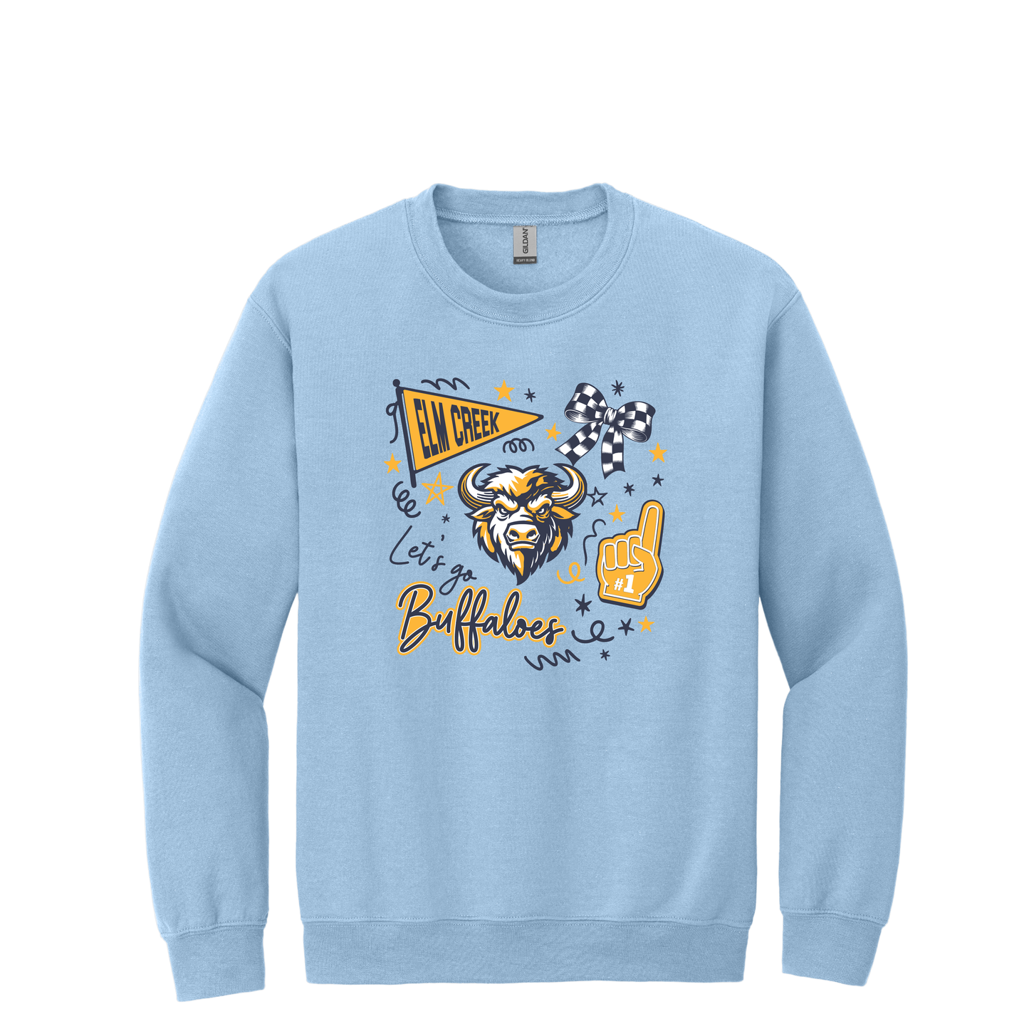 Elm Creek | Gildan ADULT Heavy Blend Crewneck Sweatshirt