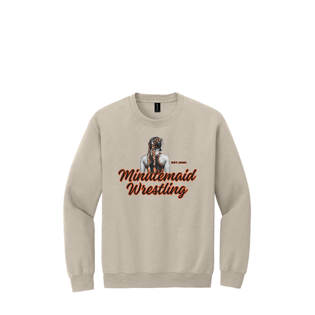 Maids Wrestling | Gildan Heavy Blend Crewneck Sweatshirt
