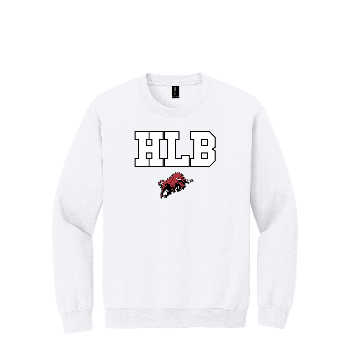 Hi-Line Bulls | Gildan Heavy Blend Crewneck Sweatshirt