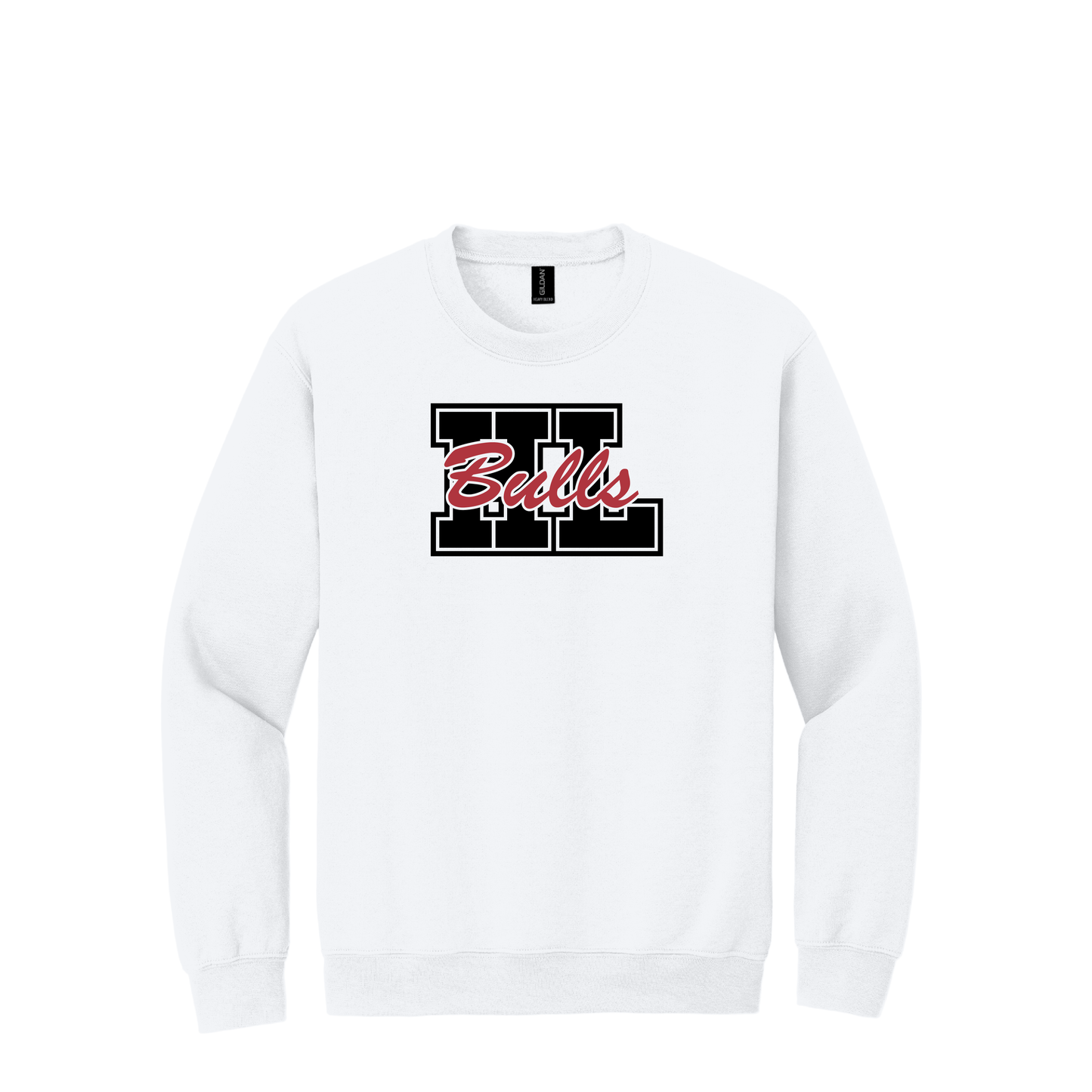 Hi-Line Bulls | Gildan Heavy Blend Crewneck Sweatshirt