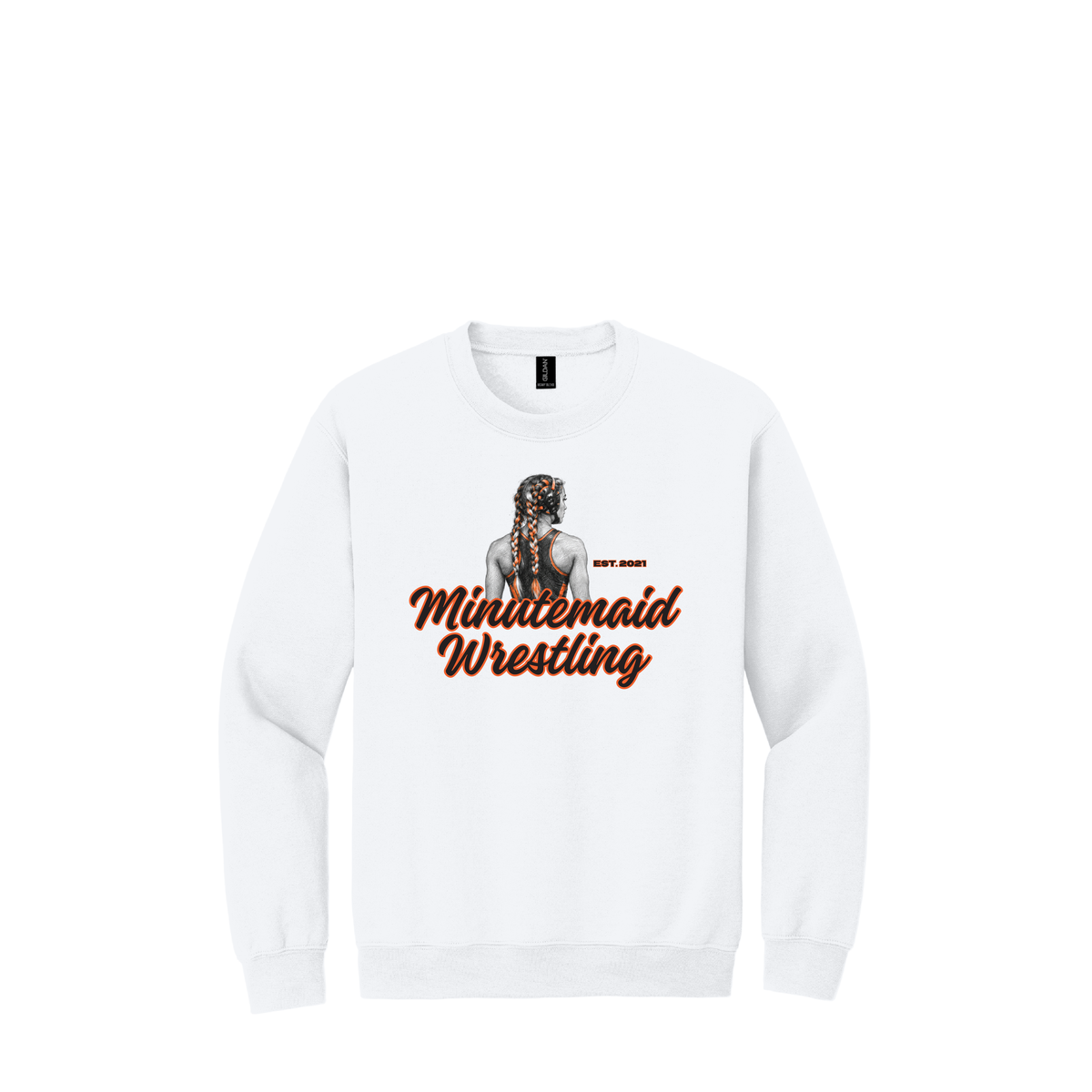 Maids Wrestling | Gildan Heavy Blend Crewneck Sweatshirt