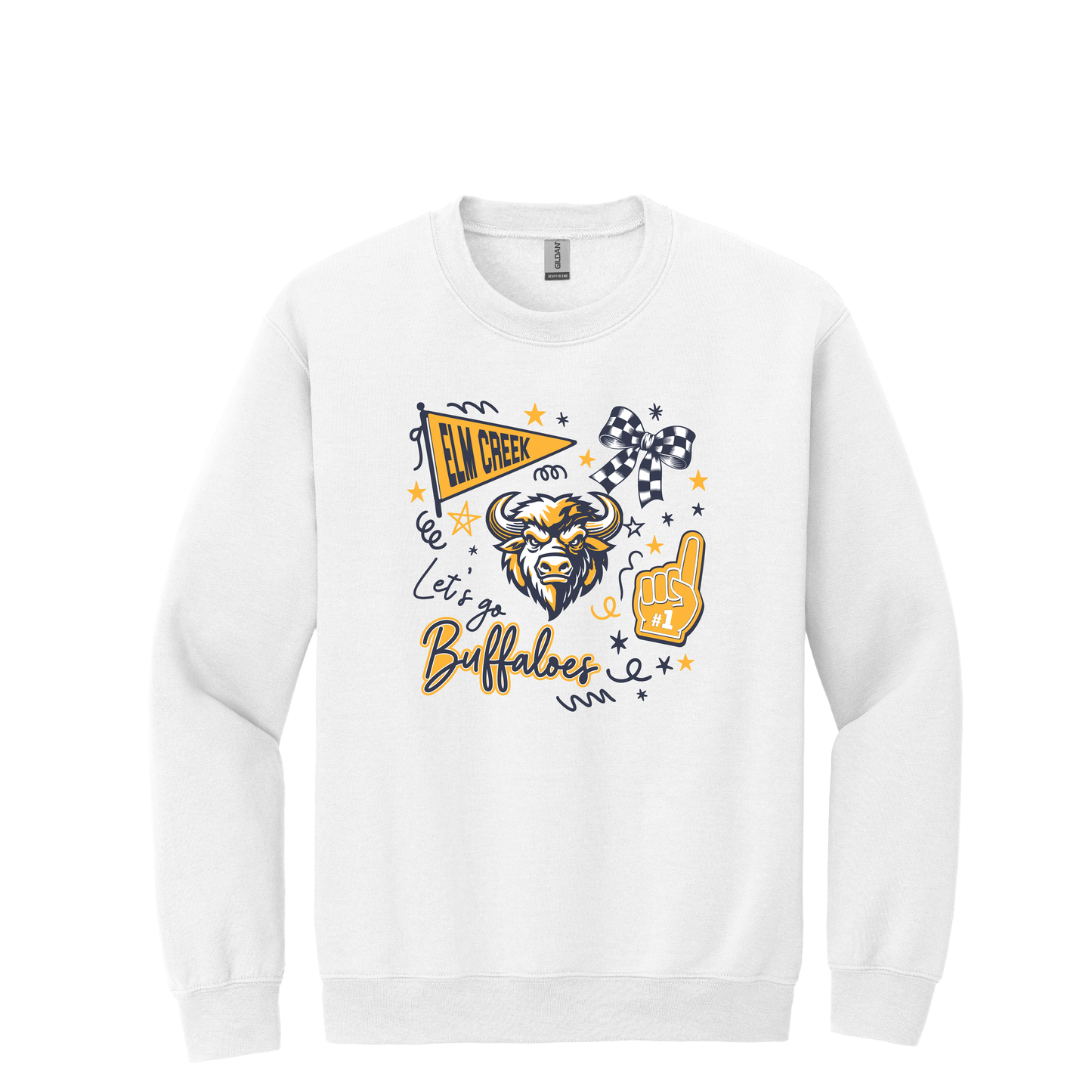 Elm Creek | Gildan ADULT Heavy Blend Crewneck Sweatshirt